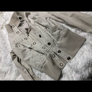 Khaki bomber jacket